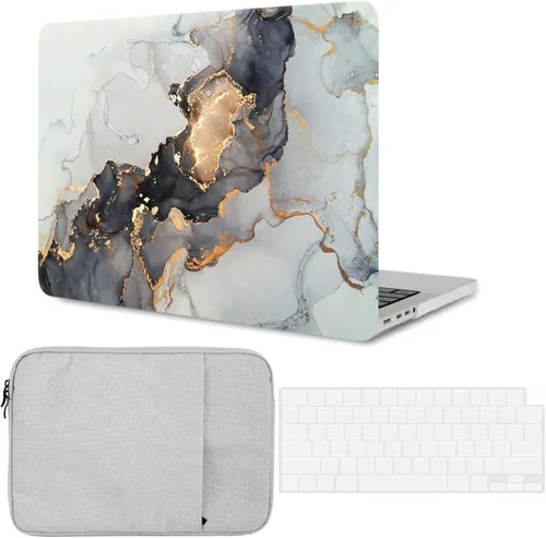 Vista 22 de Funda rígida compatible con MacBook Pro de 13 pulgadas 2012 2011 2010 2009 2008 versión antigua modelo A1278 con CD-ROM, funda rígida de plástico