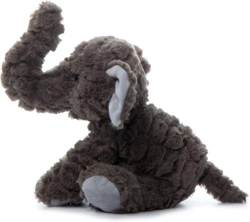Vista 3 de The Petting Zoo Peluche de elefante floppy, regalos para niños, animales salvajes de la vida silvestre, elefante de 9 pulgadas