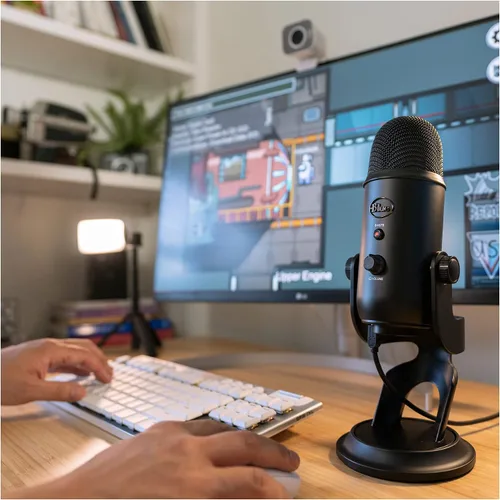 Vista 9 de Paquete de micrófono USB Yeti Blue Microphone