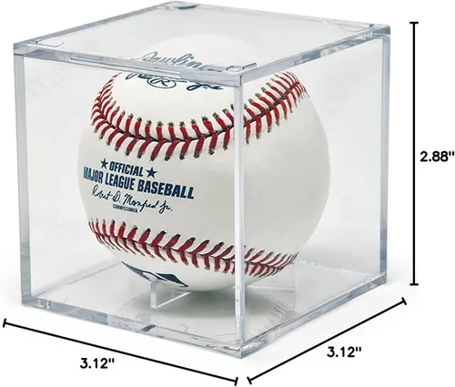 Vista 10 de The Original Ballqube - Caja Expositora de bolas de béisbol (protección UV), S