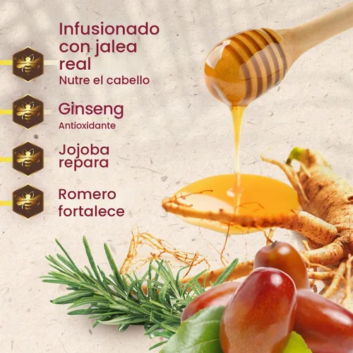 Vista 5 de Champú de ginseng Tio Nacho con jalea real, 32 fl oz