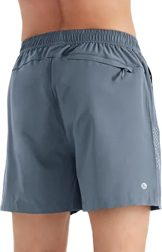 Vista 2 de Pantalones cortos deportivos para hombre, pantalones cortos de entrenamiento para correr, tenis, gimnasio, 5, 7, 9 pulgadas, cómodos, ligeros, 3