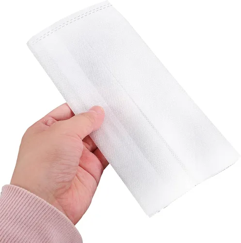 Vista 4 de 100pcs Non-Woven Fabric Planting Grow Bags for Seedlings and Vegetable Nursery, 20x20cm Soil Filling Size with Breathable, Biodegradable
