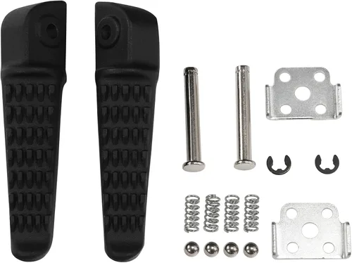 Vista 3 de TCT-MOTORPARTS Reposapiés trasero Estriberas Pasajero para Kawasaki ZZR1400 ZX14 2006-2013 2012 NINJA 250R EX250 08-13