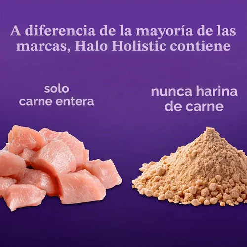 Vista 4 de Halo Holistic - Alimento para perros de raza pequeña, pollo sin jaula