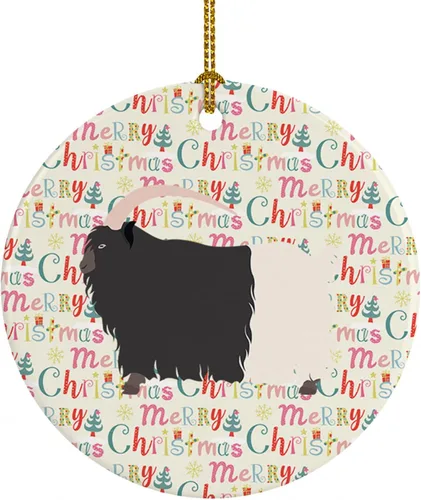 Vista 57 de Caroline's Treasures Adorno de cerámica de avestruz común para árbol de Navidad, decoración colgante para el hogar, Navidad, vacaciones, fiesta