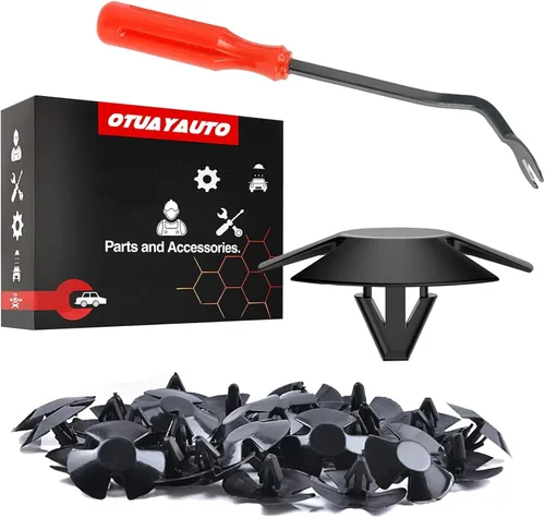 Vista 17 de OTUAYAUTO Fender Liner Splash Shield - Cubierta de parachoques autorroscante T25 Tornillo – Reemplazo para Audi A3 A5 Q5 R8, Volkswagen Passat