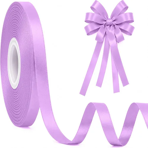 Vista 89 de Fullive Cinta de 1 pulgada para envolver regalos, cinta de Halloween de color morado oscuro de 30 yardas Sleek Glossy, Wear Resistant, Easy Cut