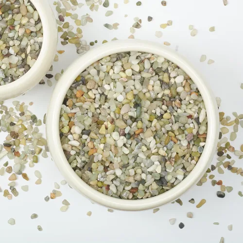 Vista 7 de Grava Decorativa Gris Pulida de 5 Libras – Piedras Naturales Sin Pulir de 1/5 Pulgada para Macetas, Suculentas, Rellenos de Jarrones, Peceras