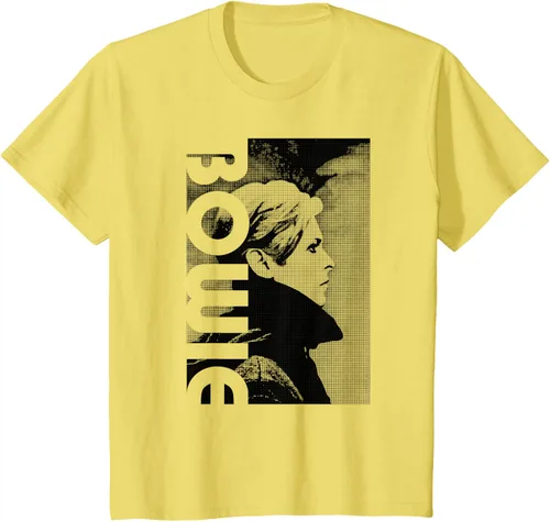 Vista 3 de David Bowie - Camiseta de perfil bajo, Blanco, S