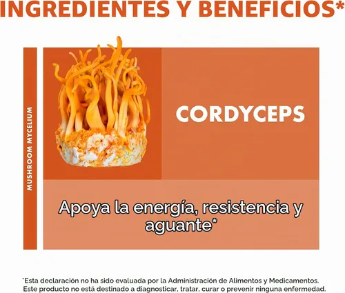 Vista 6 de Host Defense® Cordyceps Cápsulas, 30, 1