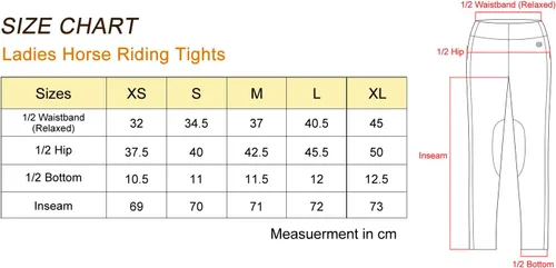 Vista 6 de FitsT4 - Mallas de equitación para mujer, con parche en la rodilla, ventiladas