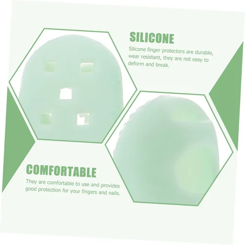 Vista 6 de Kalimba - Fundas para pulgares, protección para los dedos, cómodas almohadillas de silicona para sesiones de práctica prolongadas, cubiertas