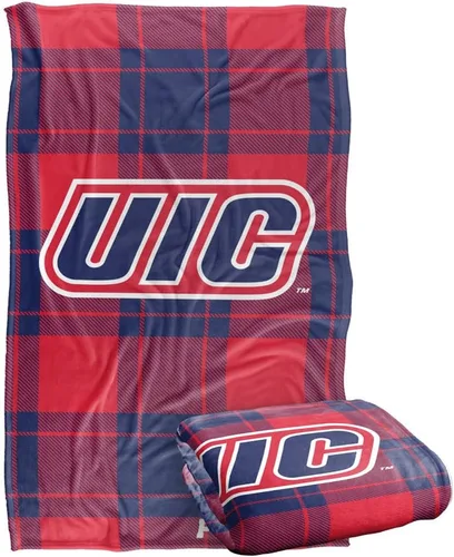 Vista 23 de LOGOVISION St John's University Campus Plaid Spirit Silky Touch Manta súper suave 36 x 58 pulgadas