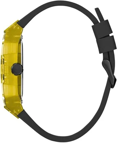 Vista 4 de GUESS US Yellow Exposed Dial Multifunction Watch