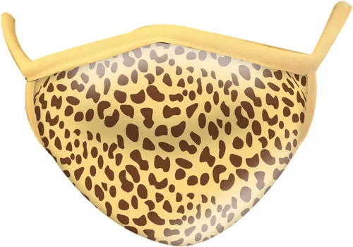 Vista 13 de Máscara facial Wild Republic Wild Smiles, máscara facial reutilizable, lavable, máscara de medio rostro Acuático