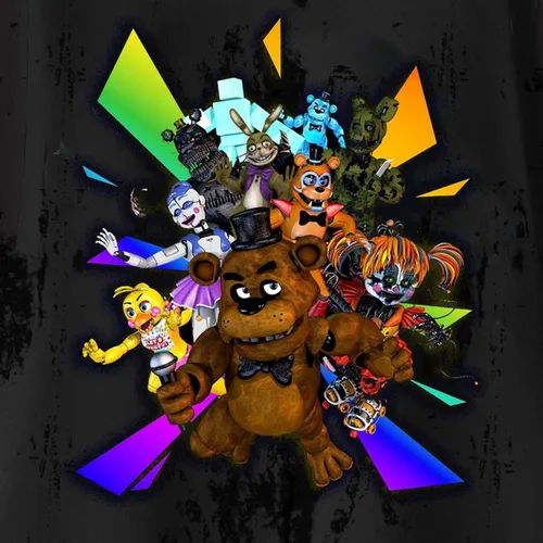 Vista 3 de Freddy's - Juego de camisa de juego para niños, camiseta y pantalones, 2 piezas, caricaturas, gráfico, casual, manga larga, ropa para el hogar de 4