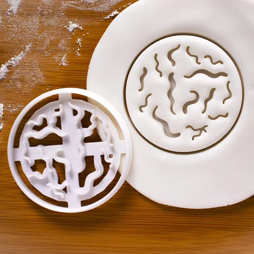 Vista 4 de Juego de 2 cortadores de galletas C. Elegans (Caenorhabditis Elegans), 2 piezas - Bakerlogy