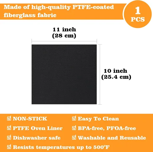 Vista 3 de WMKGG 120 PIEZAS de revestimientos desechables para freidora de aire para la puerta francesa 360 de Emeril Lagasse, hojas de papel pergamino