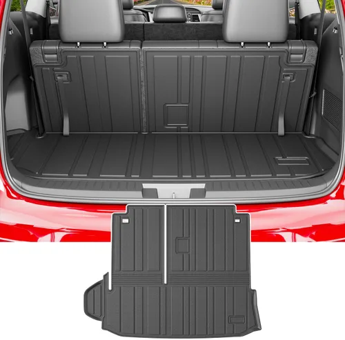 Vista 10 de Alfombrilla de carga powoq compatible con maletero Toyota 4Runner 2010-2024 Reemplazo de alfombrilla de maletero para Toyota 4Runner 2010-2024