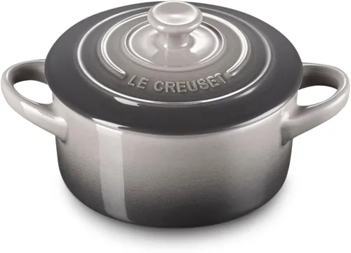 Vista 9 de Le Creuset Mini Cocotte redonda de gres, 237 ml, alcachofa