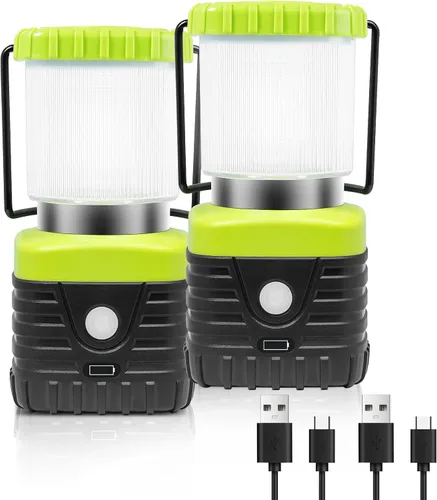 Vista 11 de Jarxin 1 unidad de linterna de camping LED luz cálida 3200K recargable de 1000 lm, batería externa de 4500 mAh, linterna para emergencias