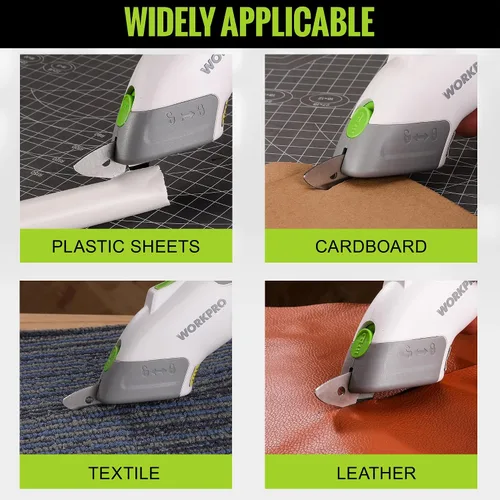 Vista 6 de WORKPRO Tijeras eléctricas inalámbricas con 2 cuchillas y tijeras eléctricas inalámbricas WORKPRO