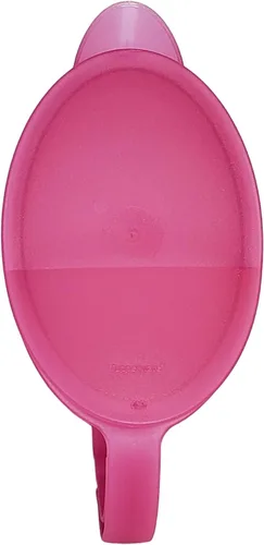 Vista 2 de Tupperware Jarra de refrigerador Slim Line de 2 cuartos de galón para bebidas Buddy Container Fucsia Rosa