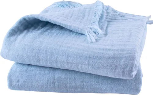 Vista 18 de PÜSKÜL - Toalla de baño de muselina de gran tamaño de 2 piezas para adultos, toallas de baño extra grandes de 35 x 70 pulgadas, 100% algodón turco