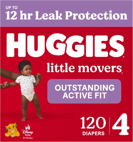 Vista 28 de Pañales Huggies tamaño 3, Little Movers para bebés, talla 3 (16-28 libras), 25 unidades, el empaque puede variar