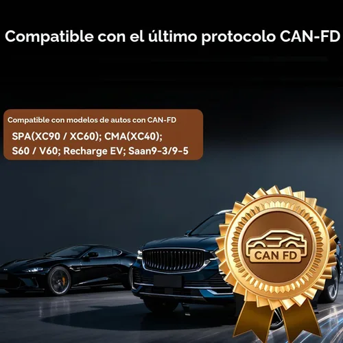 Vista 7 de iCarsoft Escáner VOL V2.0 OBD2 para Volvo/SAAB, herramienta de diagnóstico OBD2 de escaneo automático en profundidad de sistemas completos, 118