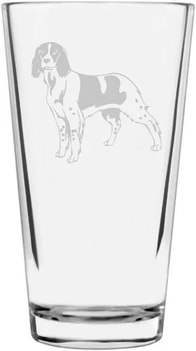 Vista 48 de Podenco Canario - Vaso de pinta de 16 onzas con temática de perro personalizado