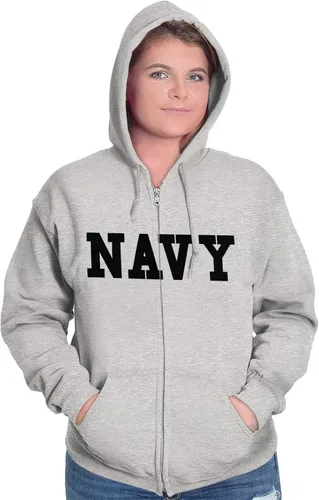 Vista 3 de USAF Estados Unidos Militar Zip Up Sudadera con capucha para hombre y mujer