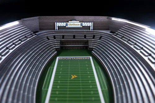 Vista 3 de YouTheFan NCAA - Mesa auxiliar iluminada StadiumView de 25 capas