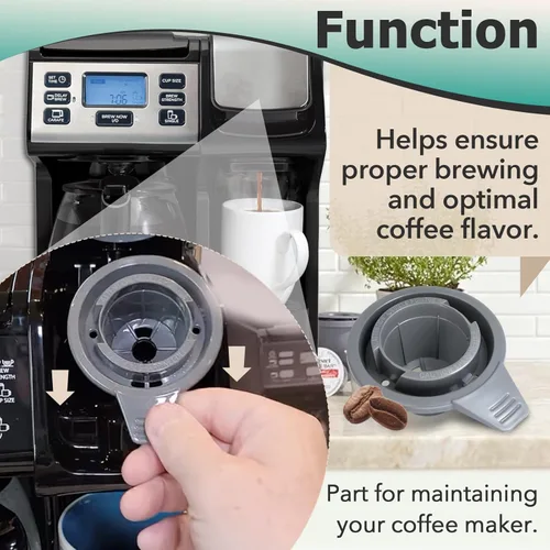 Vista 4 de 2 piezas de repuesto para soporte Hamilton Beach FlexBrew K-Cup, se adapta a FlexBrew Reemplaza el soporte K-Cup, plástico resistente, fácil
