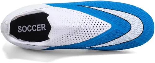 Vista 2 de Succttssful Zapatos de fútbol para hombre, ligeros, transpirables, atléticos, botas de fútbol al aire libre, para entrenamiento profesional
