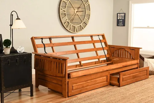 Vista 7 de Kodiak Furniture Phoenix - Juego de futón, completo, Barbados