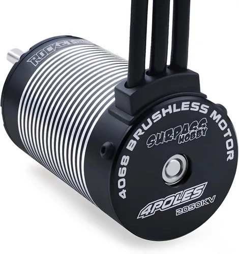 Vista 8 de Surpass Hobby 1700Kv 4-Pole Motor sin escobillas K4068 5S Motor Hi-Torque para 1/8 Buggy Truggy Monster