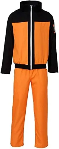 Vista 3 de Uzumaki - Chaqueta para cosplay, pantalones, diadema, paquete de 3