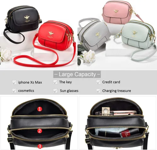 Vista 4 de Small Crossbody Bags Shoulder Bag for Women Stylish Ladies Messenger Bags Purse and Handbags Wallet