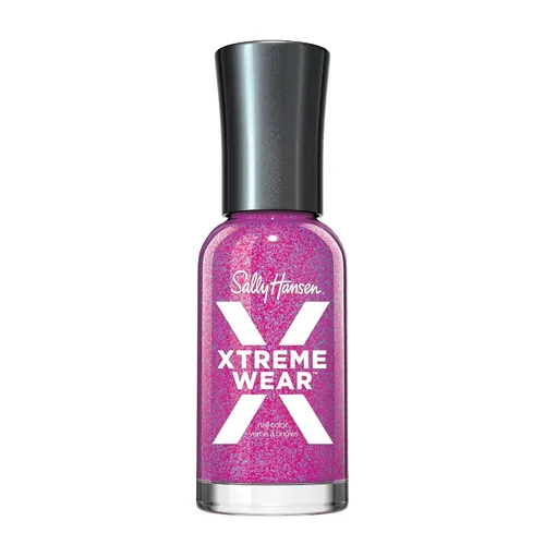 Vista 81 de Sally Hansen Xtreme Wear Esmalte de uñas sin rayas, acabado brillante, duradero, resistente a las astillas, transparente, color de uñas plateado 130