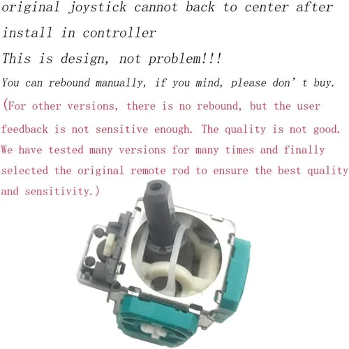 Vista 3 de Onyehn Reemplazo del joystick de mando de Xbox One 4 piezas de repuesto del sensor de joysticks analógicos 3D para Xbox One controlador con kit