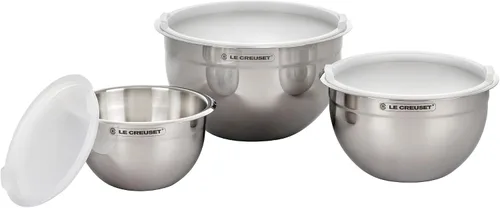 Vista 7 de Le Creuset Juego de 3 coladores apilables