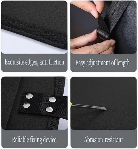Vista 2 de Plato de extensión de colchón para asiento trasero, extensor de asiento trasero de automóvil, colchón portátil para dormir, aumenta el espacio