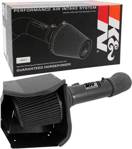 Vista 11 de K&N Sistema de admisión de aire frío: Filtro de aire de alto flujo, aumento del rendimiento y remolque: Compatible con Ford 2011-2015: F250, F350