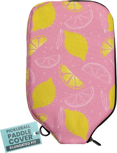 Vista 9 de Palms-O-Aces Pickleball Paddle Cover Canvas Padded Pickleball Paddles Sleeve with Zipper Lightweight Protective Paddle Case for Standard Paddles