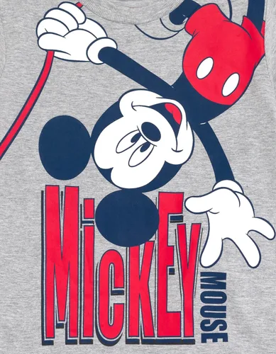 Vista 5 de Disney- Camisa de manga corta y pantalones cortos de malla de Mickey Mouse