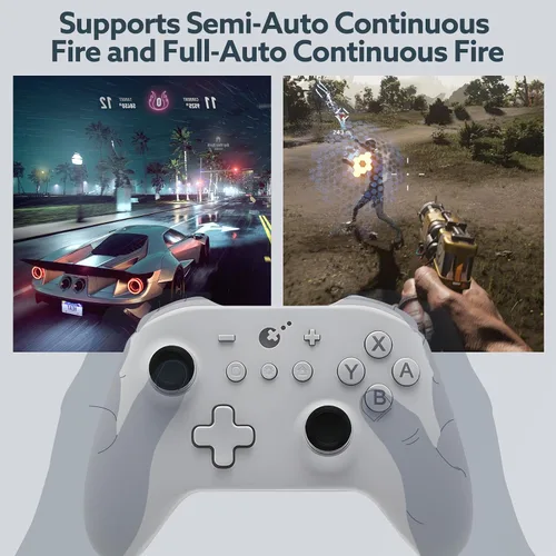 Vista 3 de [No Drift] GuliKit KK3 Bluetooth Controller for Switch/Switch OLED/Steam Deck/Android/iOS, Gulikit KK3 Wireless Controller with TMR Joysticks & Hall