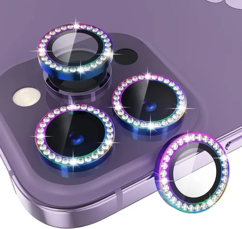Vista 406 de Choiche Compatible para iPhone 16 Pro/iPhone 16 Pro Max Protector de Lente de Cámara, Vidrio Templado 9H Protector de Pantalla de Cubierta de Cámara
