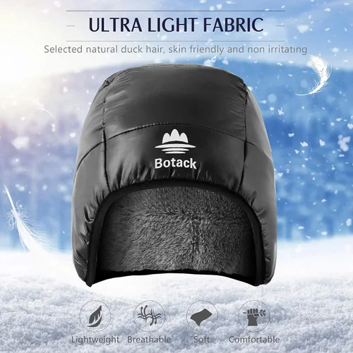 Vista 2 de Botack - Gorro de forro polar 3 en 1 para el cuello y el invierno